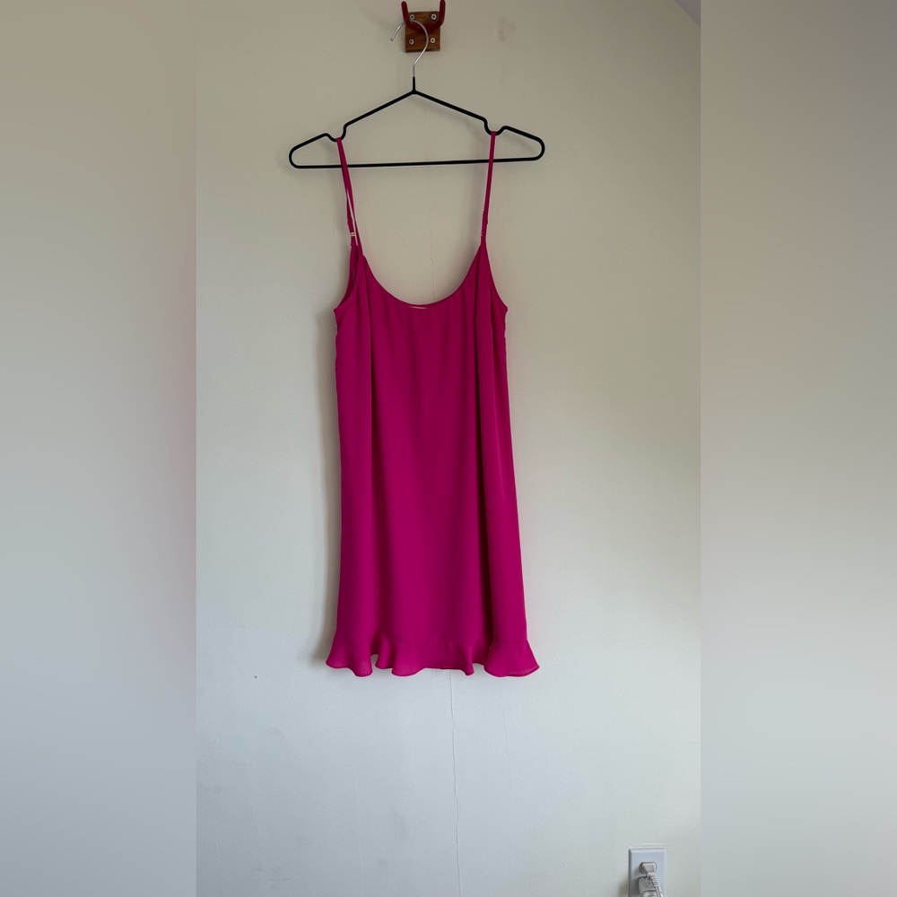 Amanda Uprichard Fuchsia Mini Dress - Size S